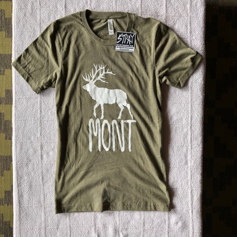 NWT Elkmont‎ Unisex T-shirt Size XS Elk Gorpcore Avant Garde Outdoors Unique